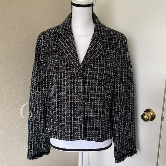 Sweet Lily Tweed Jacket Blazer size 10 - Picture 1 of 11
